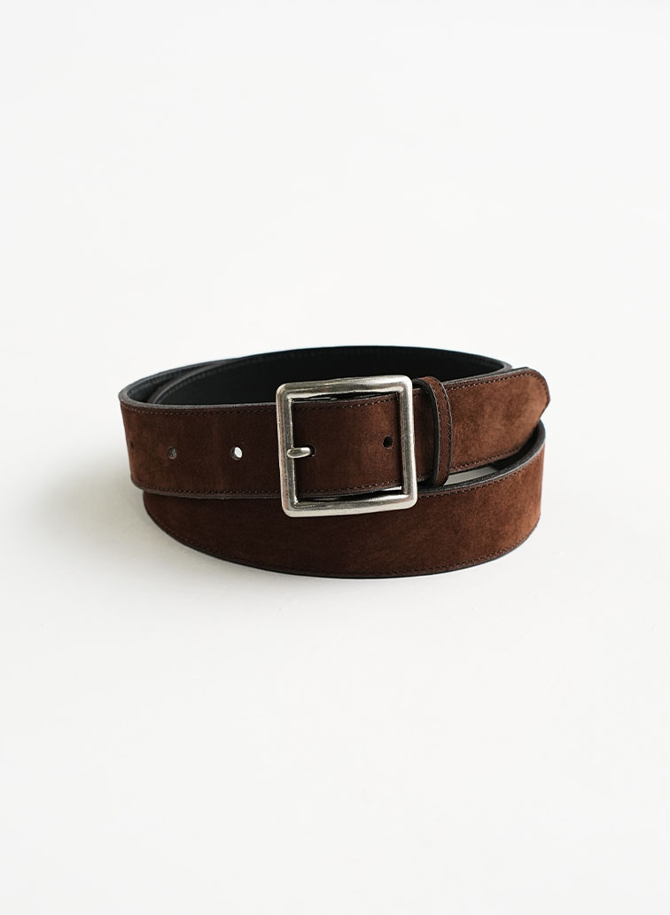 GARRISON BELT（NUBUCK) 35mm 詳細画像 Brown 1