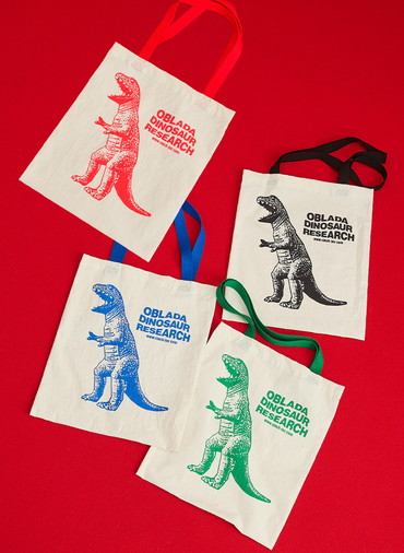 DINOSAUR TOTE 詳細画像 Black 1