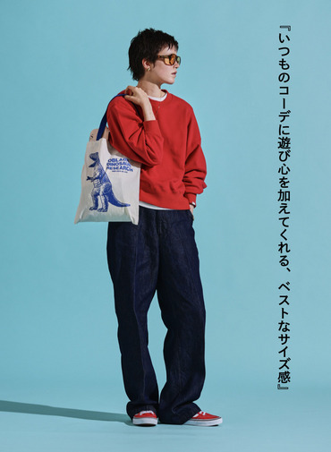 トートバッグ / DINOSAUR TOTE 詳細画像 Red 2