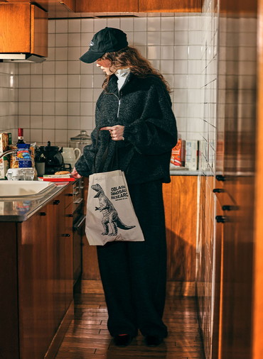 DINOSAUR TOTE 詳細画像 Black 4