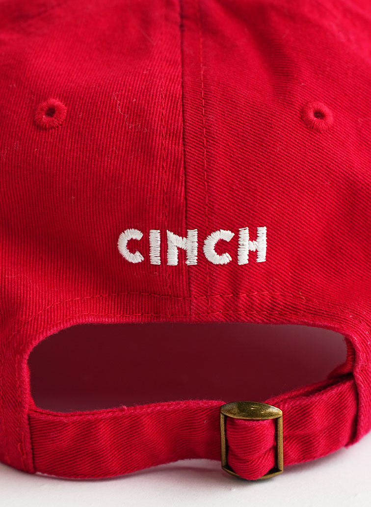 OVAL LOGO CAP 詳細画像 Red 2