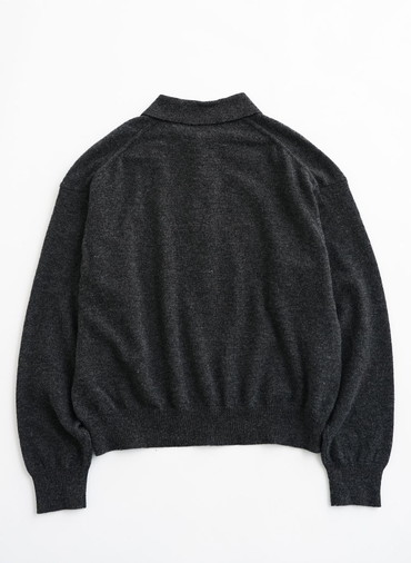 HENRY POLO KNIT 詳細画像 Charcoal Gray 2