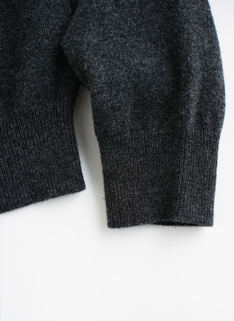 HENRY POLO KNIT 詳細画像 Charcoal Gray 4