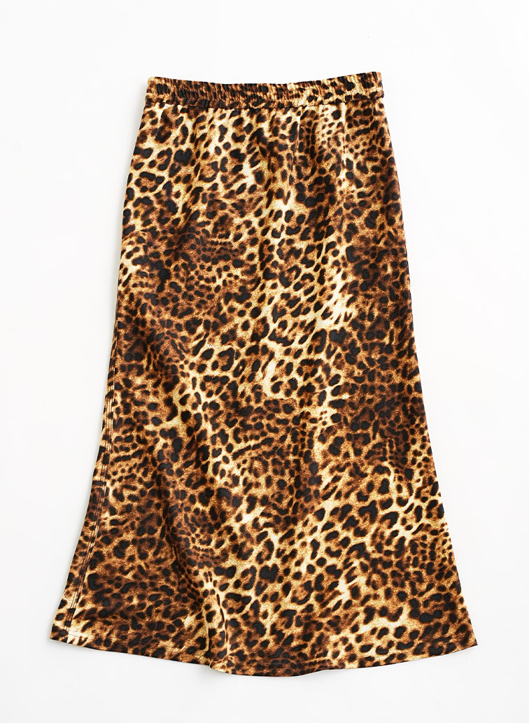LEOPARD SKIRT 詳細画像 Brown 1