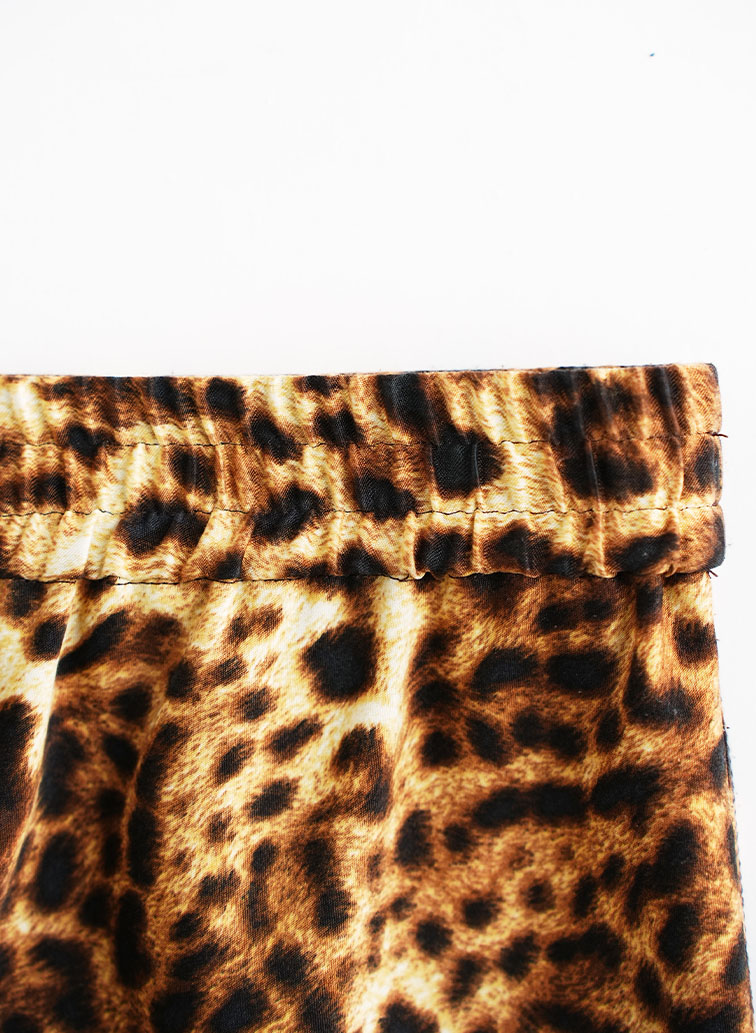 LEOPARD SKIRT 詳細画像 Brown 3