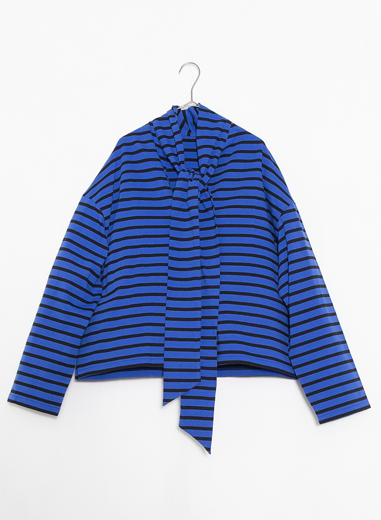 taco cotton ボーダータイ 詳細画像 Navy 1