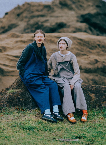 ガーメントダイクロスバックオーバーオール 詳細画像 Gray 9