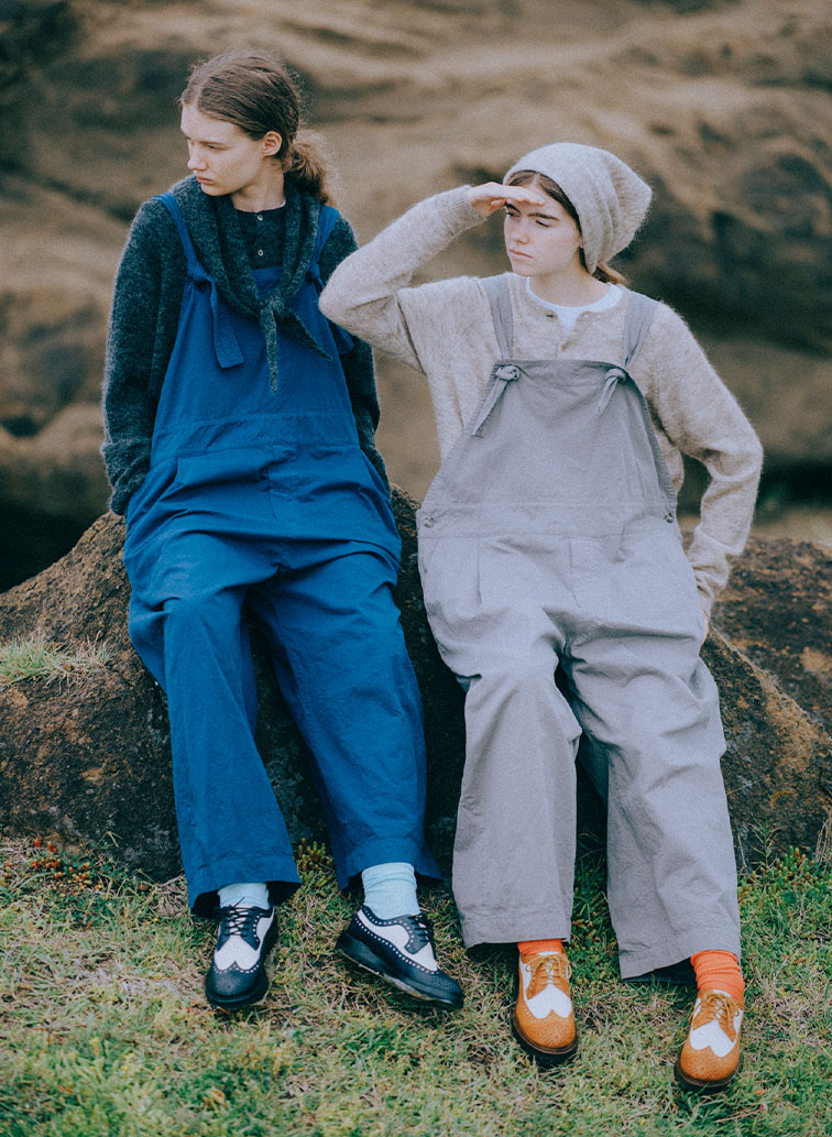 ガーメントダイクロスバックオーバーオール 詳細画像 Gray 10