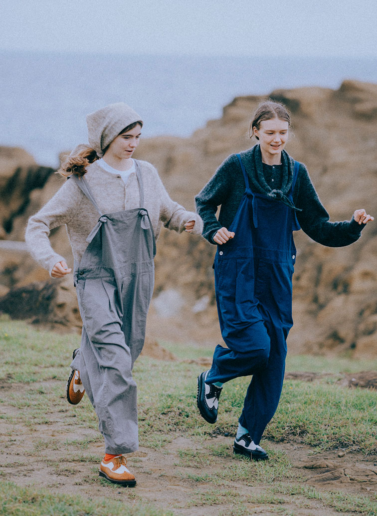 ガーメントダイクロスバックオーバーオール 詳細画像 Gray 7