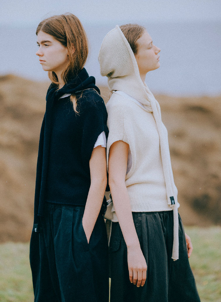 リボンニットベスト 詳細画像 Ivory 2