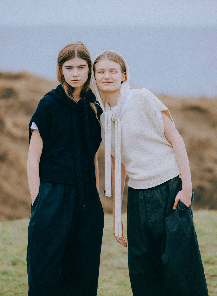 リボンニットベスト 詳細画像 Ivory 4