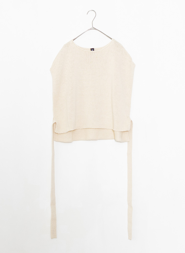 リボンニットベスト 詳細画像 Ivory 1