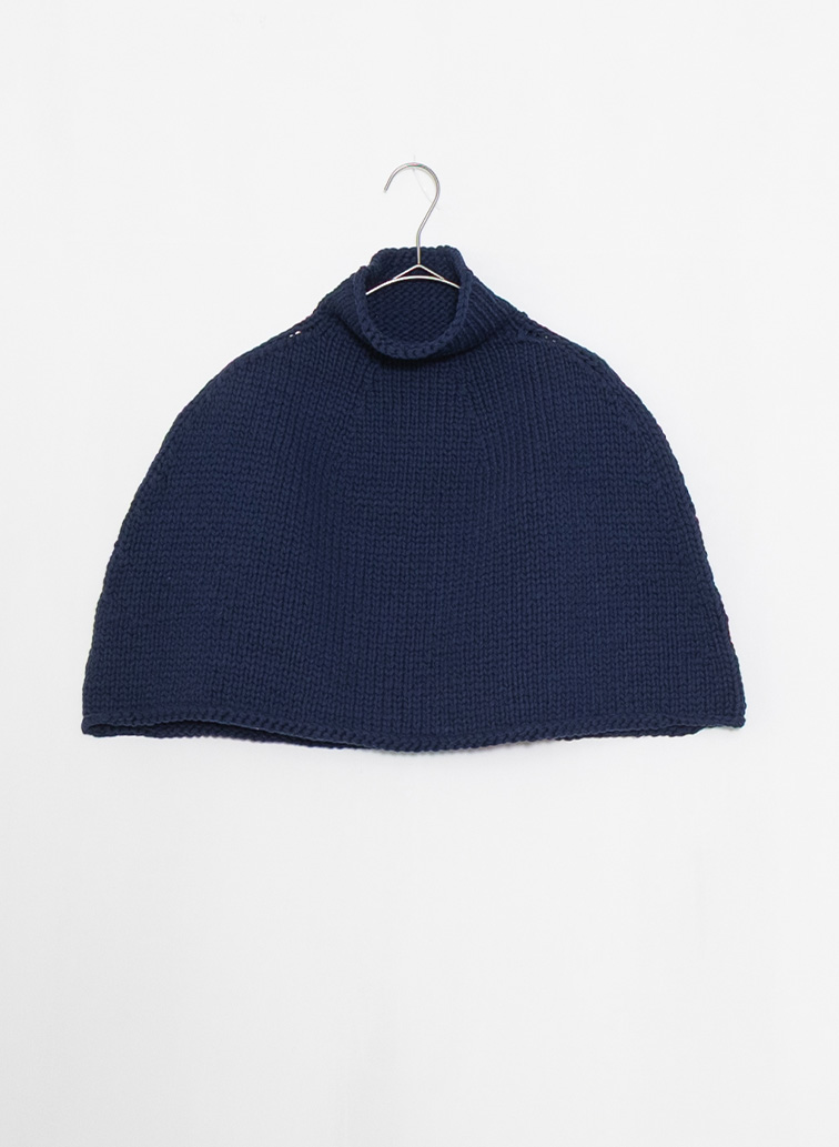 ニットポンチョ 詳細画像 Dark Navy 1