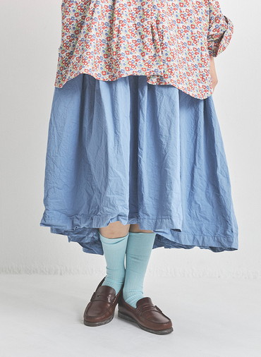 5COLOR RIB SOCKS 詳細画像 Saxe Blue 4