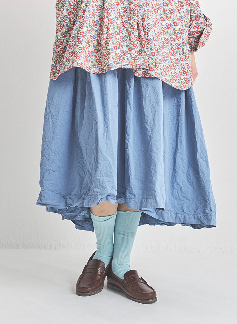 5COLOR RIB SOCKS 詳細画像 Saxe Blue 4