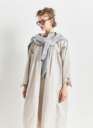 ストライプコクーンワンピース 詳細画像 Beige 3