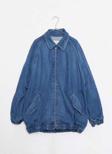 ユニセックス デニムブルゾン 詳細画像 Blue 1