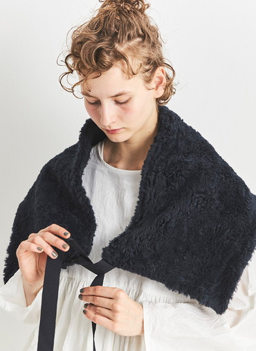 リネンウールショール 詳細画像 Beige 2