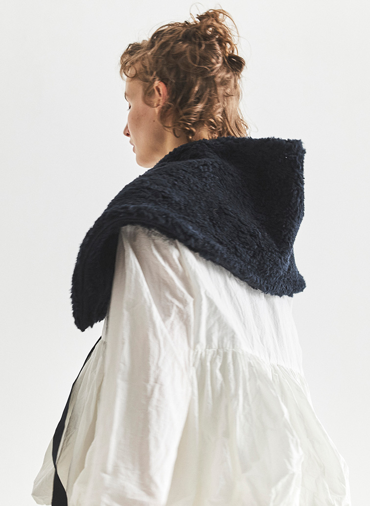 リネンウールショール 詳細画像 Beige 4