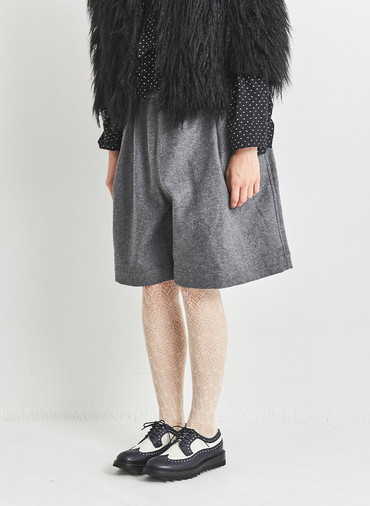 ウールフラノショーツ 詳細画像 Gray 3