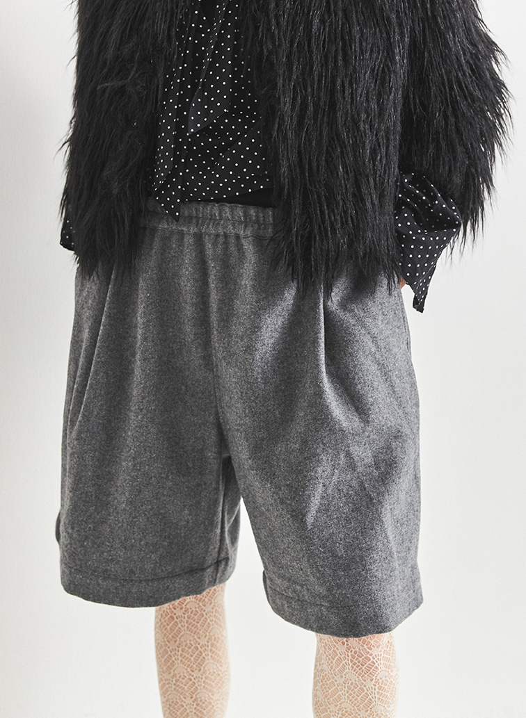 ウールフラノショーツ 詳細画像 Gray 1