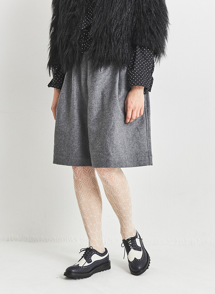 ウールフラノショーツ 詳細画像 Gray 4