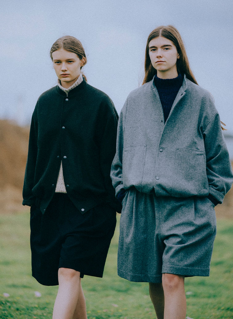 ウールフラノショーツ 詳細画像 Gray 7