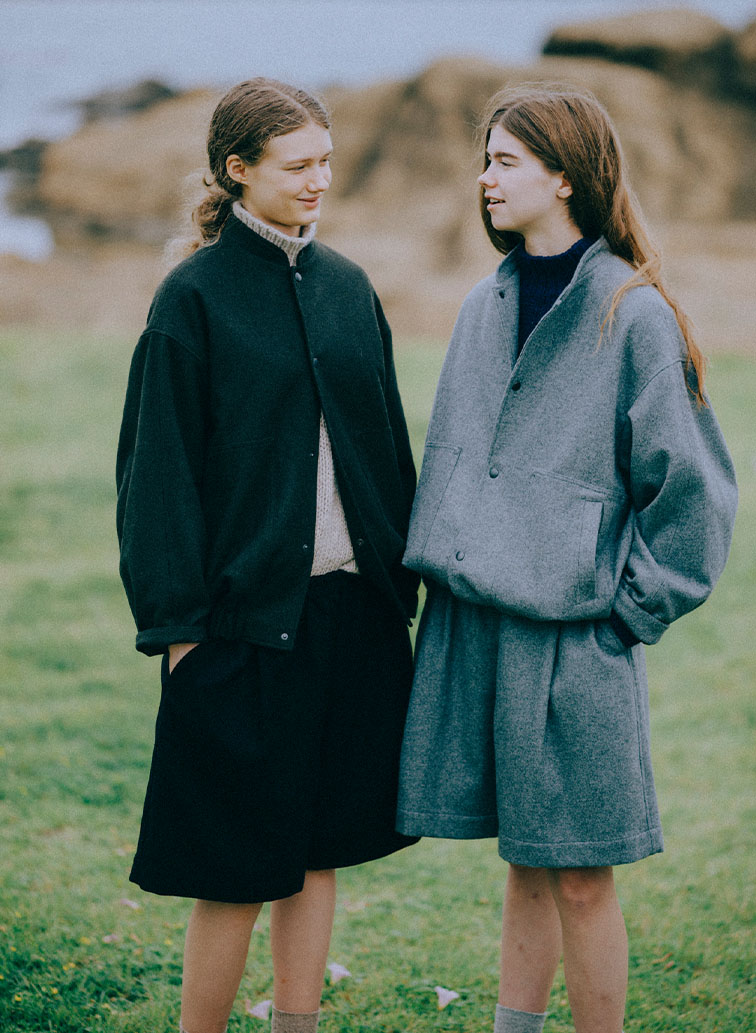 ウールフラノショーツ 詳細画像 Gray 8