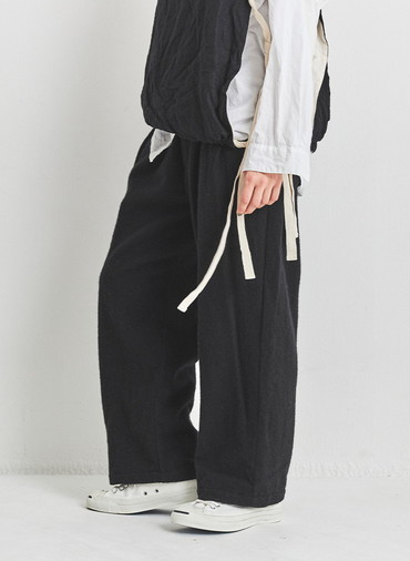 ウールタックパンツ 詳細画像 Brown 4