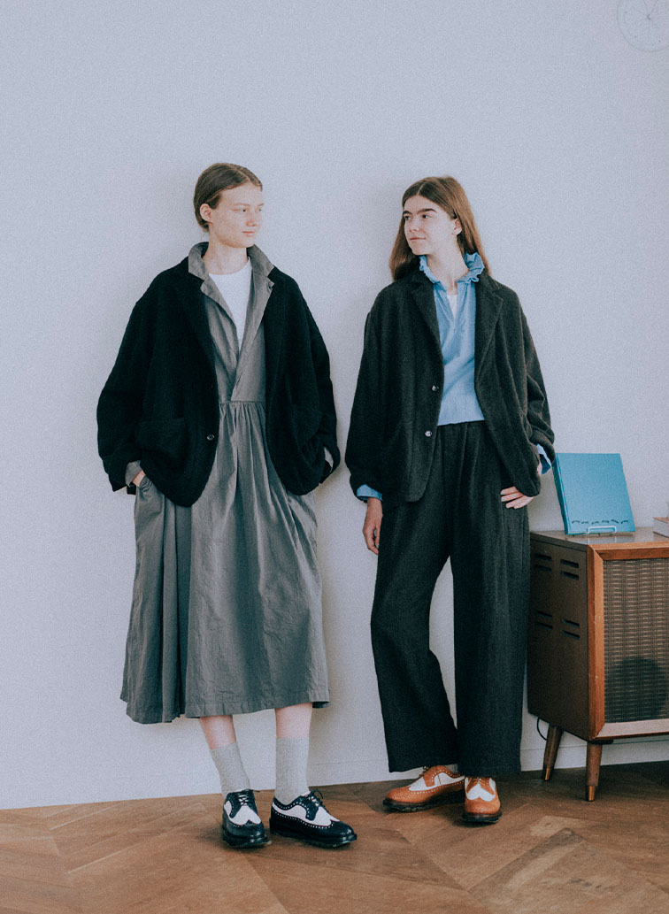 ウールタックパンツ 詳細画像 Brown 7