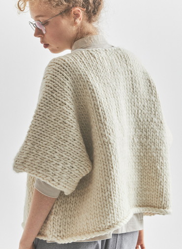 ドルマンニットカーディガン 詳細画像 Ivory 4