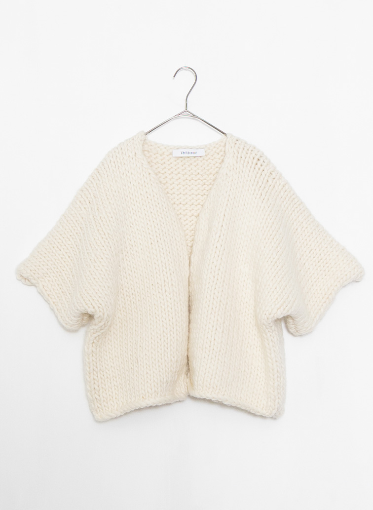 ドルマンニットカーディガン 詳細画像 Ivory 1