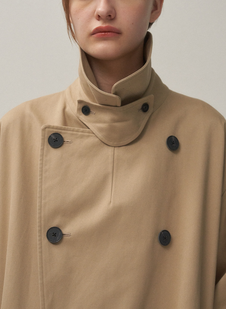 WEST POINT OVERSIZED TRENCH COAT 詳細画像 Beige 1