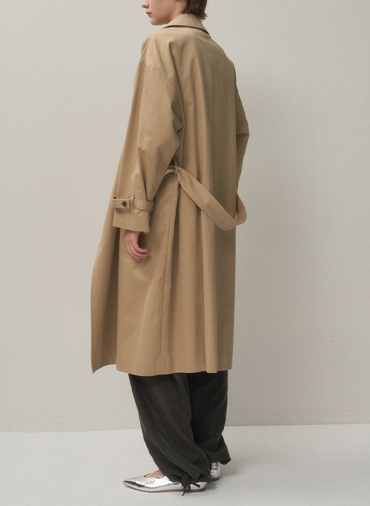 WEST POINT OVERSIZED TRENCH COAT 詳細画像 Beige 4