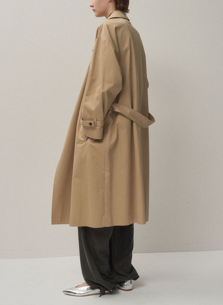 WEST POINT OVERSIZED TRENCH COAT 詳細画像 Beige 5
