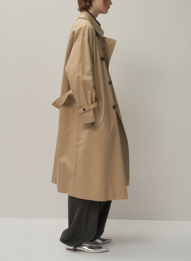 WEST POINT OVERSIZED TRENCH COAT 詳細画像 Beige 6