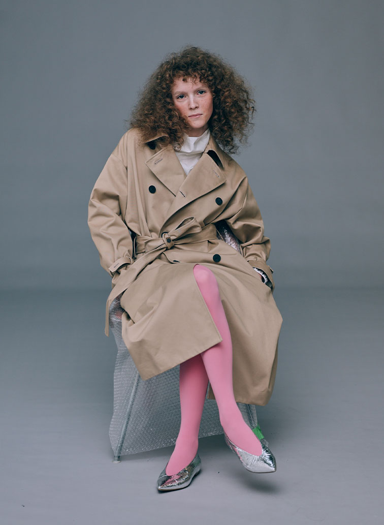 WEST POINT OVERSIZED TRENCH COAT 詳細画像 Beige 7