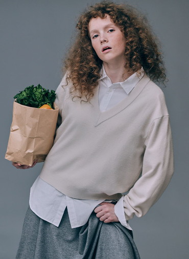 SUVIN BROAD WASHED SHIRT 詳細画像 White 6