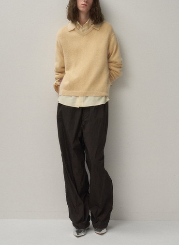 HAND DYED NYLON UTILITY PANTS 詳細画像 Brown 1