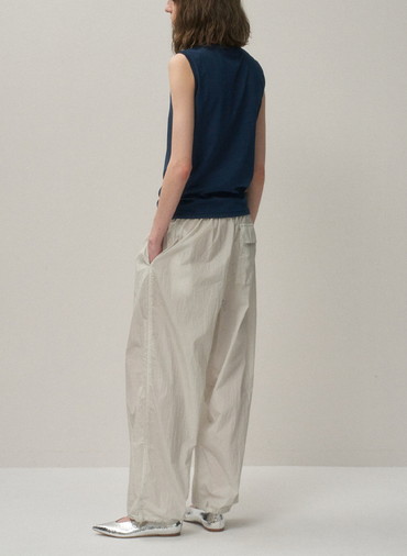 HAND DYED NYLON UTILITY PANTS 詳細画像 Brown 4