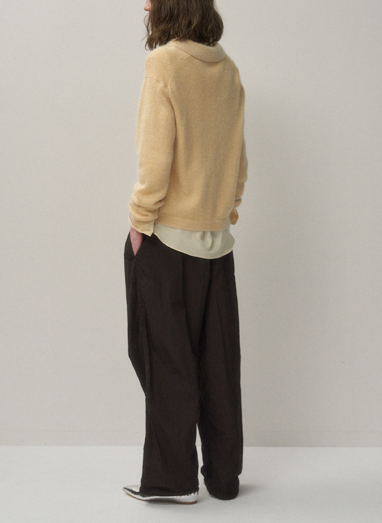 HAND DYED NYLON UTILITY PANTS 詳細画像 Brown 2
