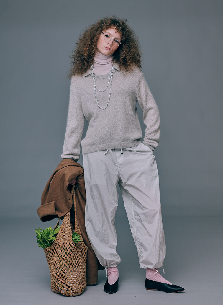 HAND DYED NYLON UTILITY PANTS 詳細画像 Gray 5