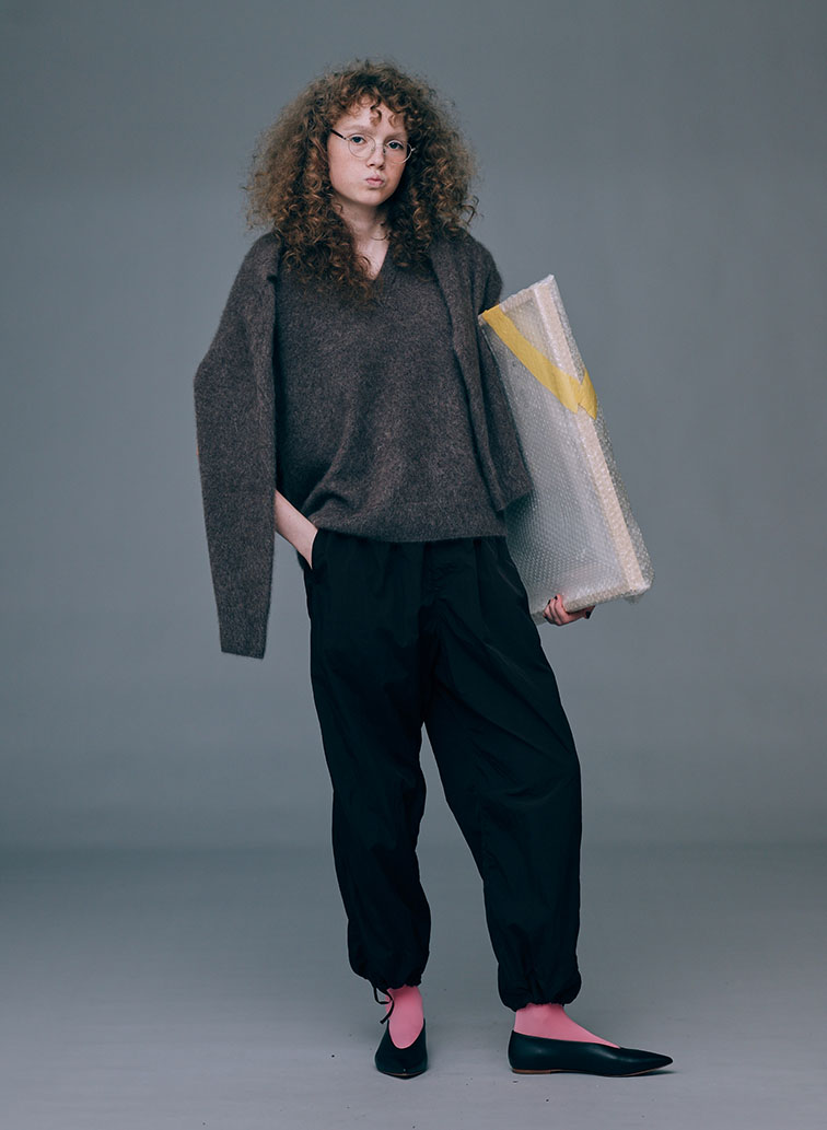 HAND DYED NYLON UTILITY PANTS 詳細画像 Brown 7