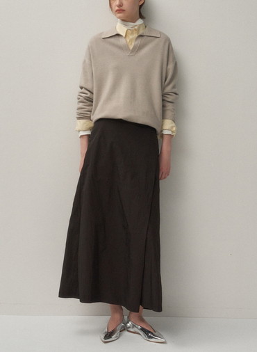 VINTAGE KNIT SKIPPER POLO SWEATER 詳細画像 Beige 1