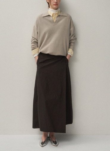 VINTAGE KNIT SKIPPER POLO SWEATER 詳細画像 Beige 3