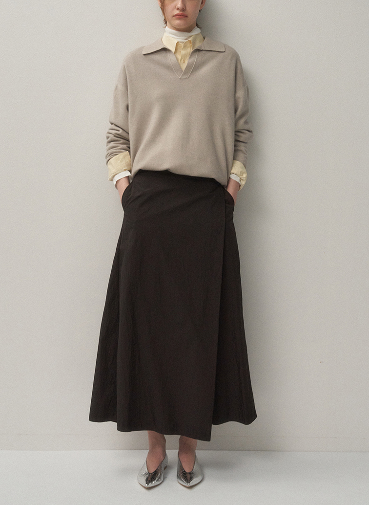 VINTAGE KNIT SKIPPER POLO SWEATER 詳細画像 Beige 2