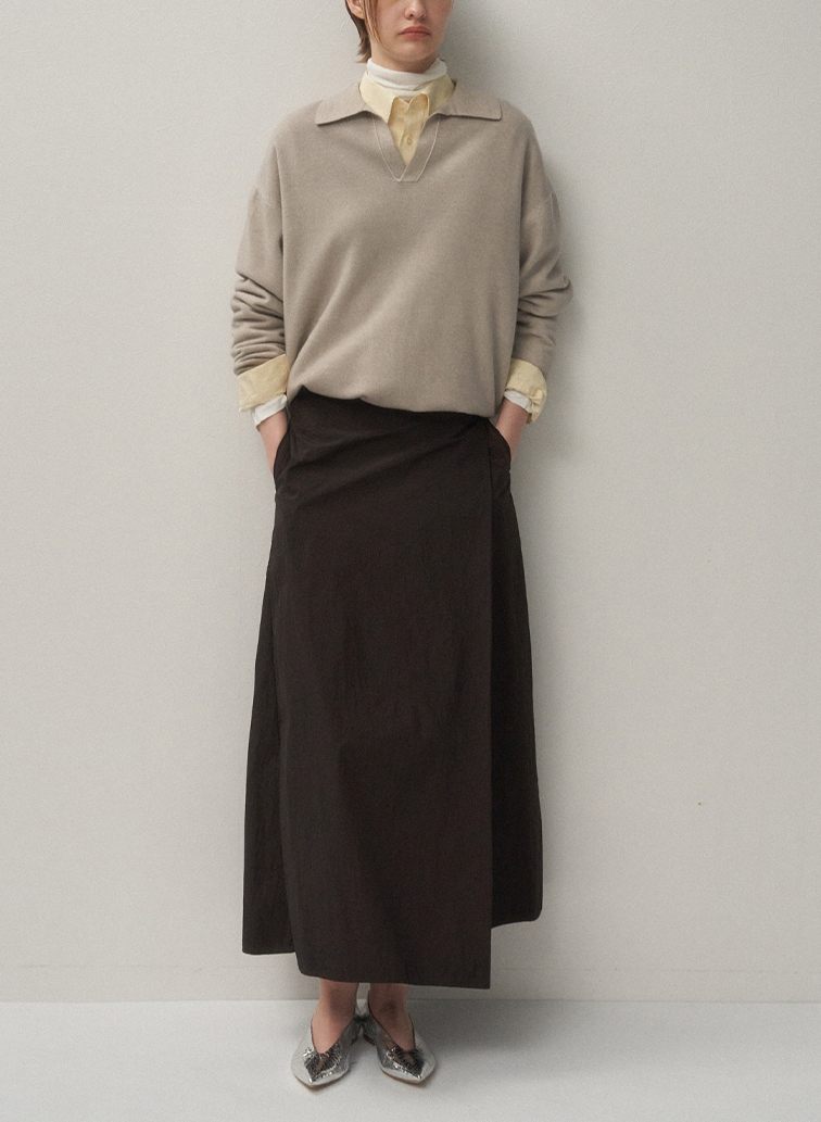 VINTAGE KNIT SKIPPER POLO SWEATER 詳細画像 Beige 3