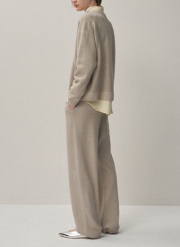 VINTAGE KNIT EASY STRAIGHT PANTS 詳細画像 Beige 3
