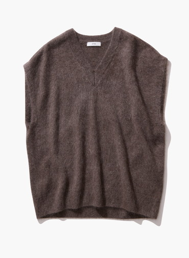 ROYAL CASHMERE FUR VEST 詳細画像 Brown 1