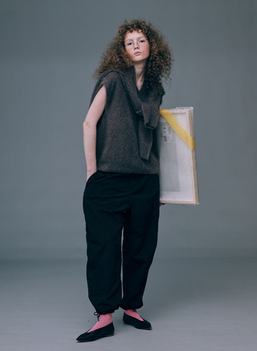 ROYAL CASHMERE FUR VEST 詳細画像 Brown 9